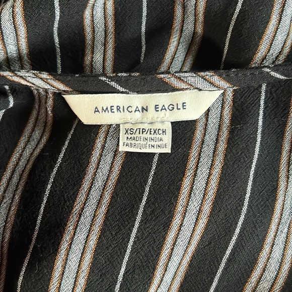 American Eagle Tank Top High Low with Ruffled Hem Boho Chic - Picture 7 of 9